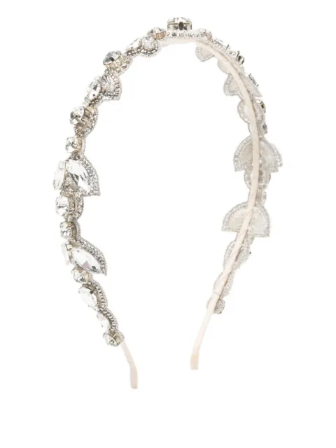 Jennifer Behr crystal-embellishment hair band Silver 77BA22