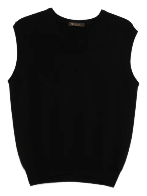 Loro Piana Pre-Owned 2010s cashmere vest Black LP350ACG