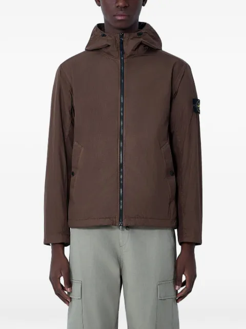 Stone Island 4100001 Crinkle Reps NY jacket Brown L1S154100001S0A23