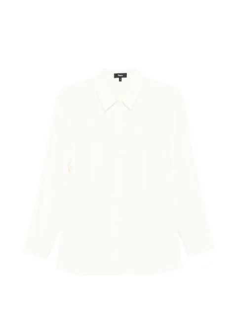 Theory crepe seam shirt White P1109504
