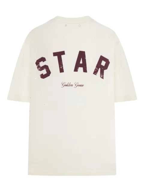 Golden Goose embellished T-shirt Neutrals GUP01873P002421