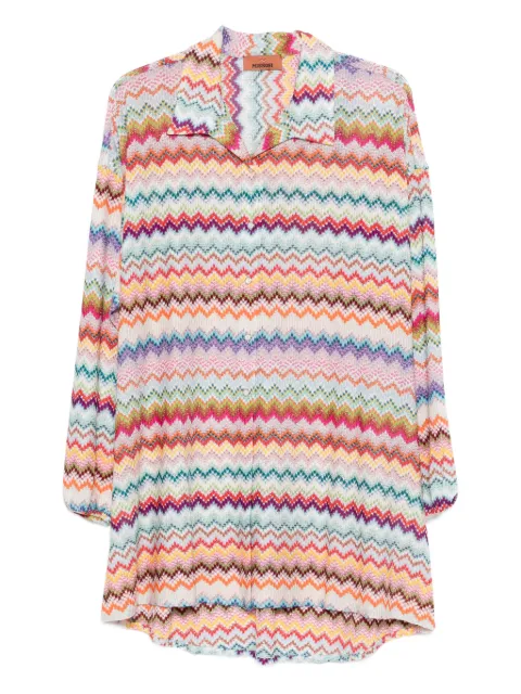 Missoni chevron-patterned shirt White MC24SK00BR014F