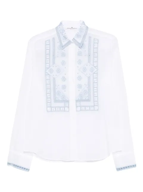 Ermanno Scervino embroidered shirt White D482K321RGWJ