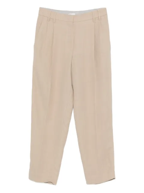 Brunello Cucinelli pleated trousers Neutrals MH126P8292C9195