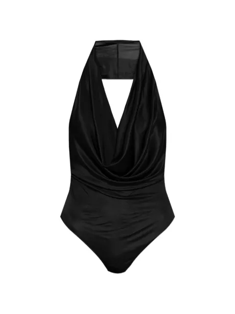DSQUARED2 halterneck draped bodysuit Black S75NA0088D20110