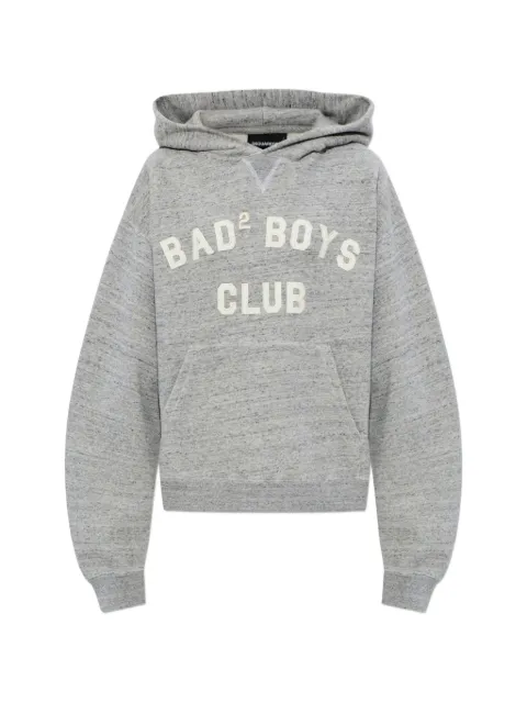 DSQUARED2 bad boys club hooded sweater Grey S75GU0627D25026