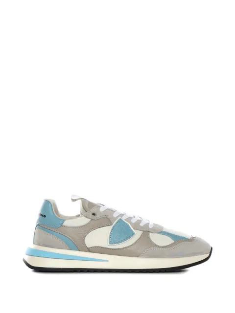 Philippe Model Paris Olympique appliqued-panelled sneakers Grey OYLUTR02