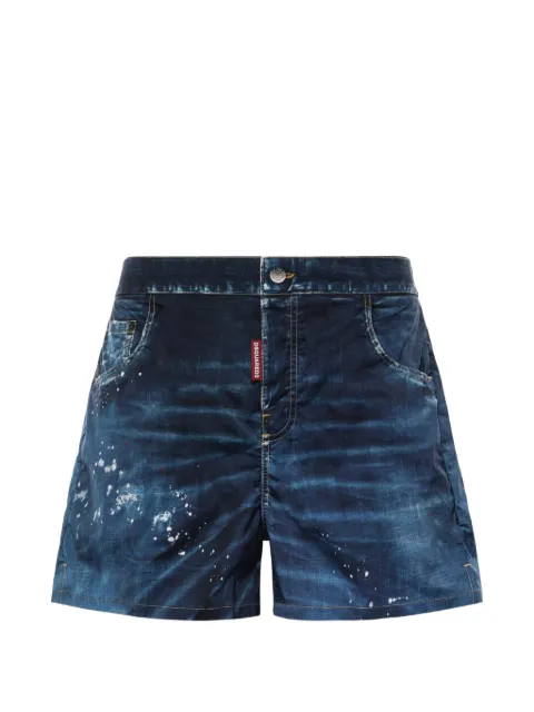 DSQUARED2 five pockets midi swim boxers Blue D7B626690ISA01