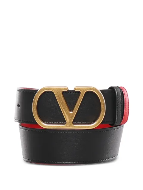 Valentino Garavani logo buckle belt Black WT0SQ4IYR