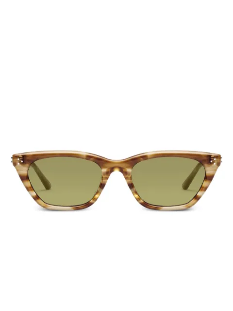 Gentle Monster Modern cat-eye sunglasses in tortoise acetate Brown GISELET8