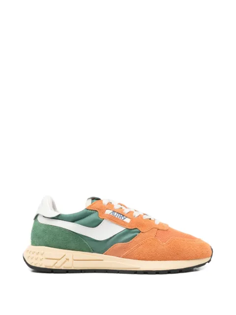 Autry Reelwind tricolour panelled sneakers Orange WWLM3T04
