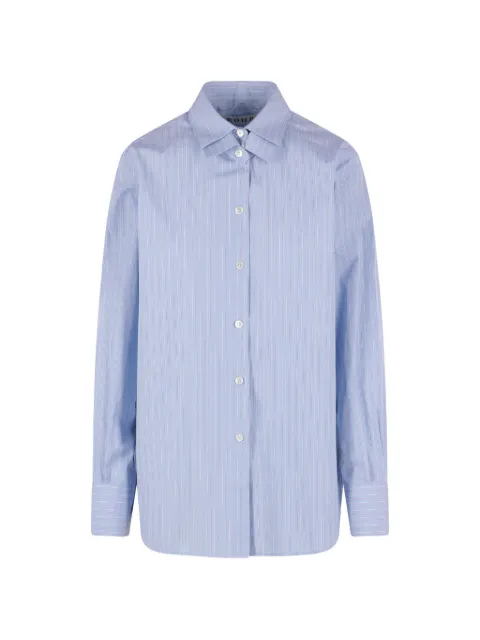 Róhe striped button-up shirt Blue 41819209460460