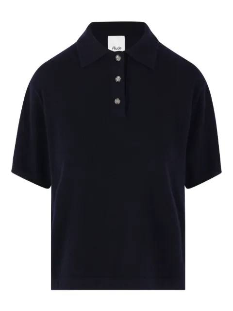 Allude three-button polo shirt Black 2621111814