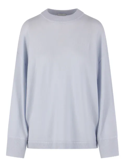 Allude crew-neck ribbed sweater Blue 2621704210
