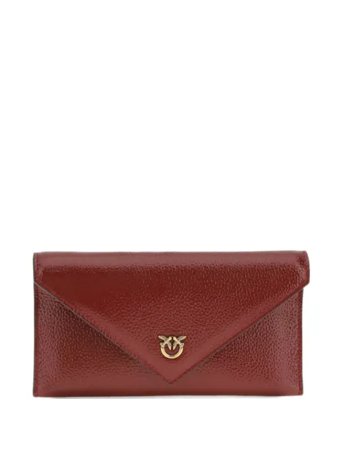 PINKO Love Birds envelope chain clutch bag Red 105347A2X6