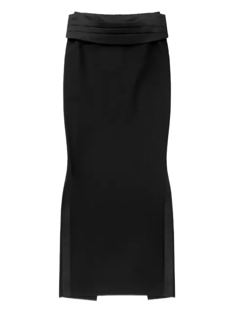 AREA column maxi skirt Black RS26AWSK0082FA01