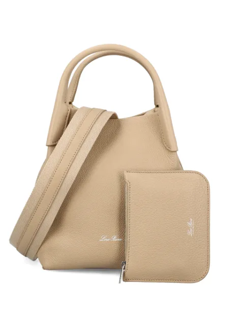 Loro Piana small Bale tote bag Neutrals FAN8964