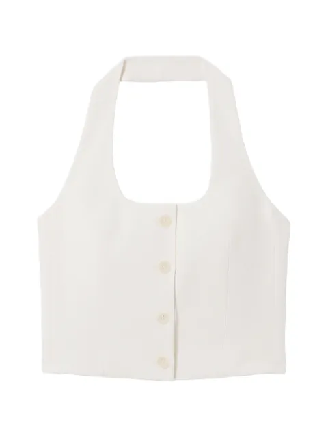 Claudie Pierlot backless waistcoat White CFPVE00573