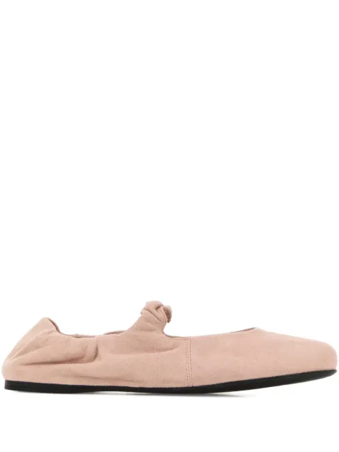 Miu Miu suede Mary Jane ballet flats Pink 5F340EFD005008