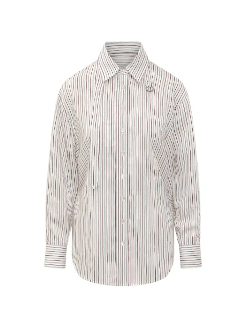 ISABEL MARANT striped-pattern shirt White CH0262FBD1I01I