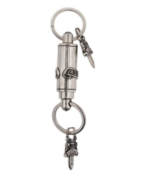 Chrome Hearts Valet dagger keyring Silver CHRM0555