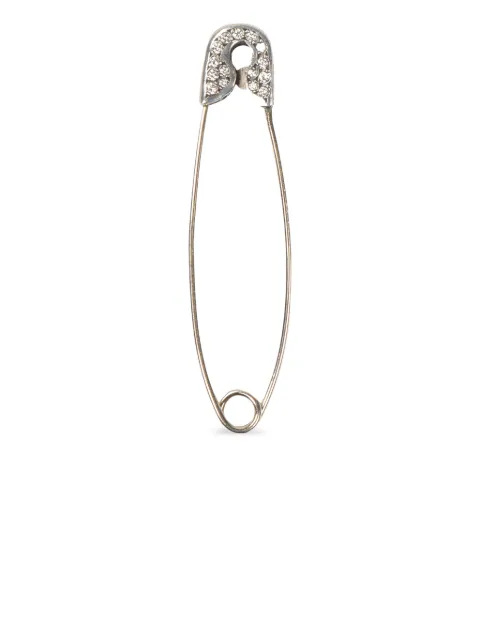 Chrome Hearts diamond safety pin Silver CHRM0554
