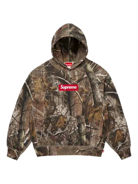 Supreme Box-logo hoodie Brown SU26703