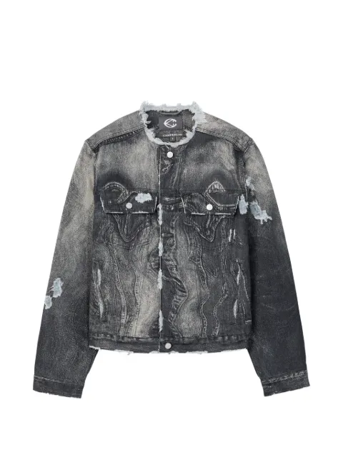 CamperLab frayed denim jacket Black AU00063001