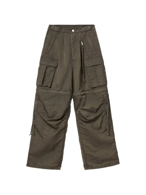CamperLab zip cargo trousers Green AU00079001