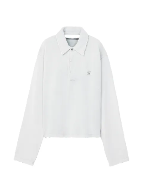 CamperLab frayed collar sweatshirt Grey AU00091002