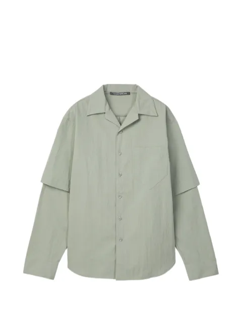 CamperLab buttoned layered shirt Green AU00073002