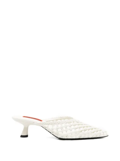 Simon Miller knotted gala mules White F3219263