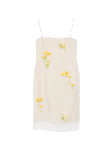 Bernadette Rachel floral-embroidered midi dress Neutrals HS26RTWDRESSRACHEMB