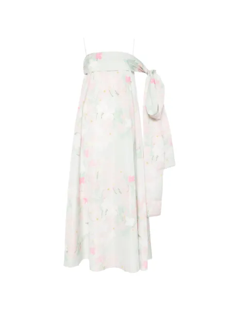Bernadette Bailey floral-print bow-detail dress Green HS26RTWDRESSBAI