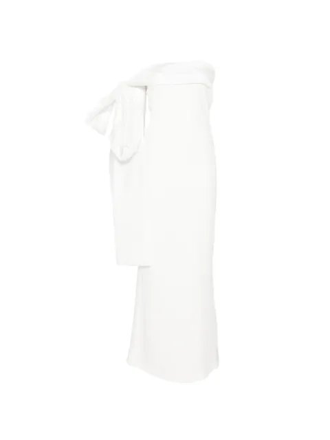 Bernadette Bart bow-detail dress Neutrals HS26RTWDRESSBAR