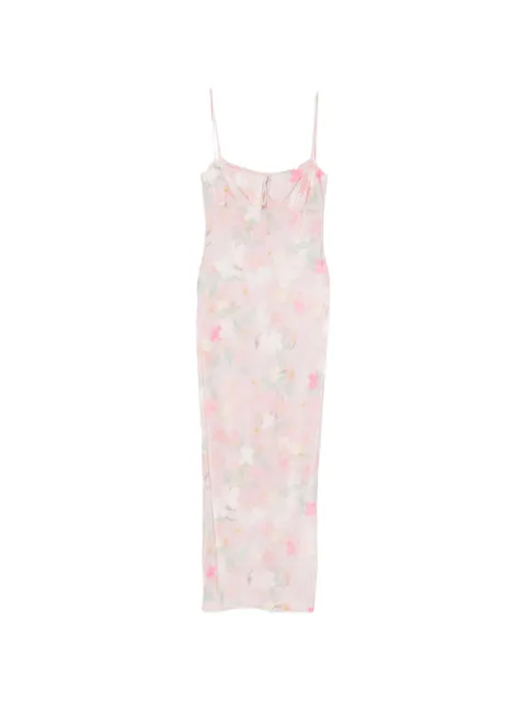 Bernadette Riri floral-print midi dress Pink HS26RTWDRESSRIR