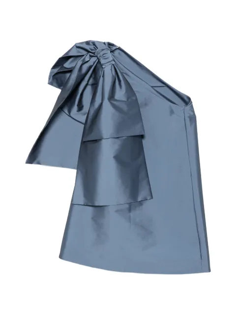 Bernadette Winnette one-shoulder bow mini dress Blue HS26RTWSDRESSWIN