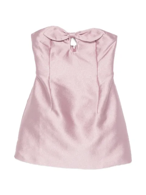 Bernadette Charlotte bow-detail mini dress Pink HS26RTWSDRESSCHAR
