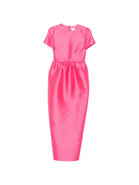 Bernadette Lexi gathered-waist dress Pink HS26RTWDRESSLEX