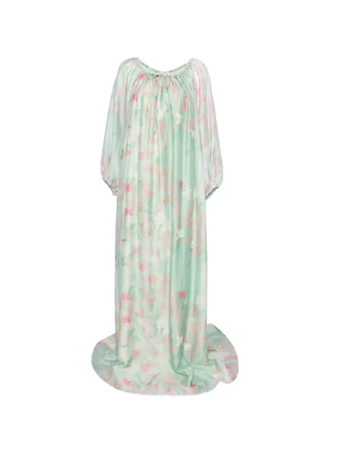 Bernadette Ally floral-print maxi dress Green HS26RTWDRESSALLY