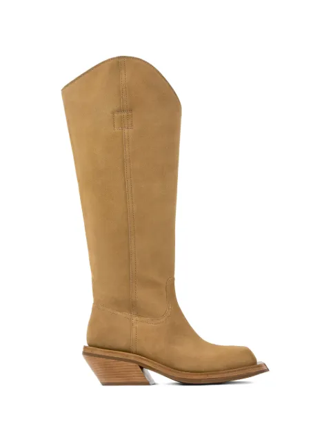 CamperLab square toe suede boots Neutrals A700027004