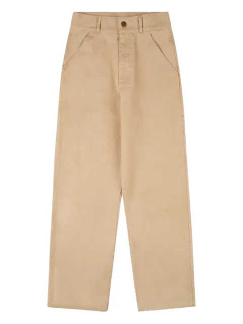 Sporty & Rich SRHWC patch-pocket trousers Neutrals PA04865305BE09