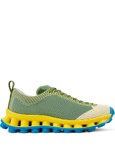 Camper x Sunnei Pelotissima striped knitted sneakers Green K201776012