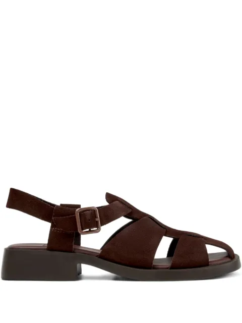 Camper Dana woven buckled sandals Brown K201489012
