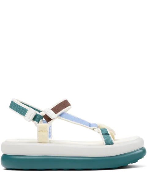 Camper platform strap sandals Green K201726013