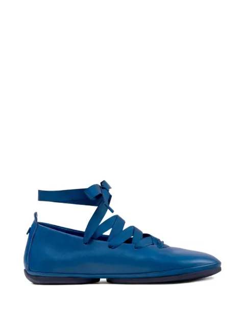 Camper Right Nina leather ballet flats Blue K201835007