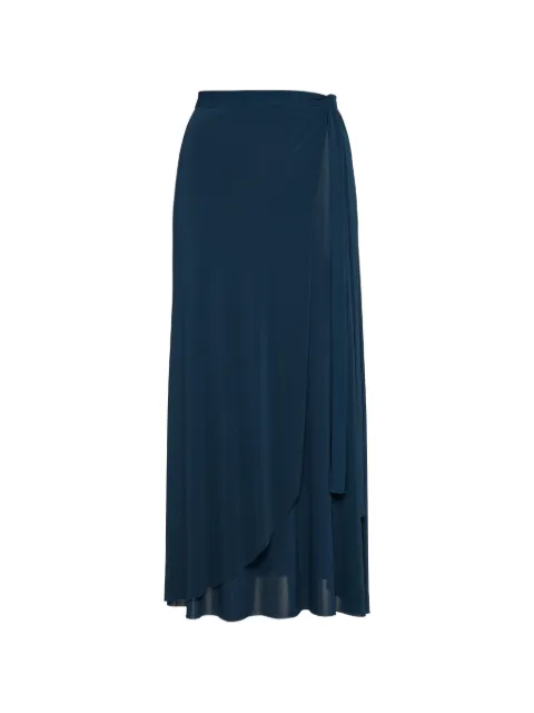 ERES Julieta wrap maxi skirt Blue 242402