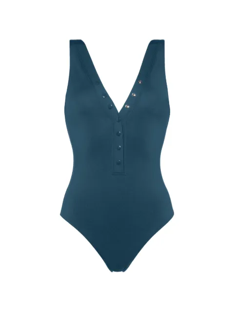 ERES Icône V-neck swimsuit Blue 12427