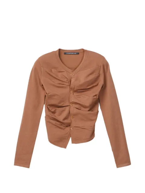 CamperLab buttoned cardigan Neutrals AU00085003
