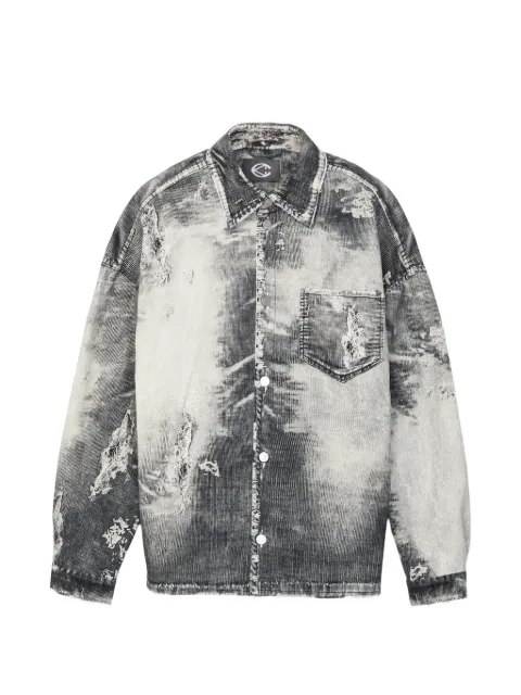 CamperLab distressed denim shirt Grey AU00068001